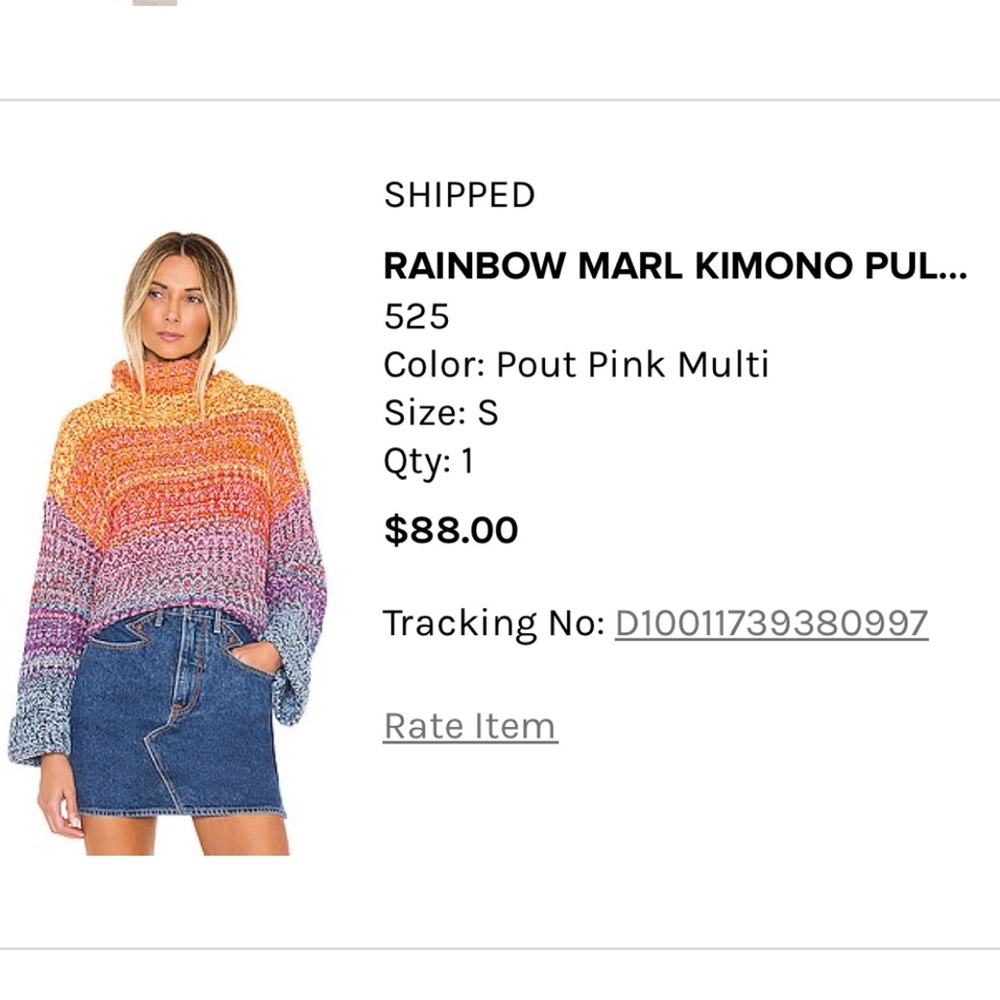 Rainbow sweater ❤️🧡💛💚💙💜